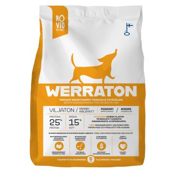 WERRATON KOIRAN TÄYSRAVINTO VILJATON 5 KG