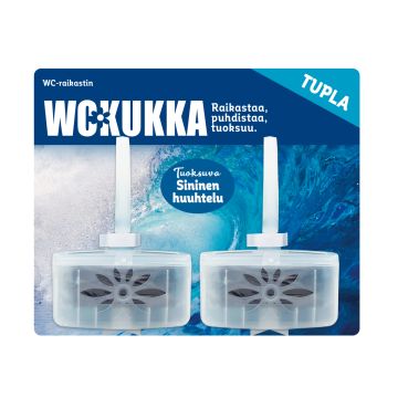 WC KUKKA SININEN HUUHTELU TUPLAPAKKAUS WC-RAIKASTIN 80 G