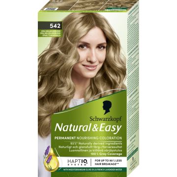 SCHWARZKOPF NATURAL&EASY HIUSVÄRI 542 OPAALI TUHKANVAALEA