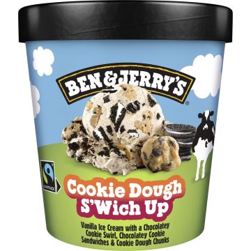 BEN&JERRY'S COOKIE DOUGH S'WICH UP 465 ML