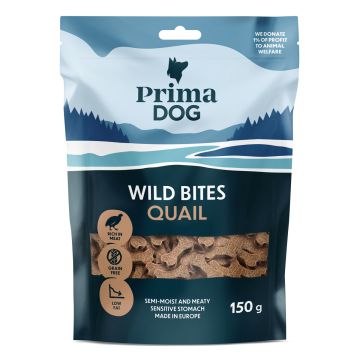 PRIMADOG WILD BITES VIIRIÄINEN JA ORAPIHLAJA PEHMEÄ 100 G