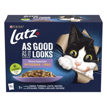 PURINA LATZ AGAIL MIXED LAJ HYYT 12*85G 1,02 KG