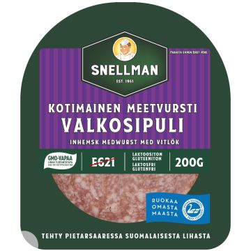 SNELLMAN KOTIMAINEN VALKOSIPULIMEETVURSTI 200 G