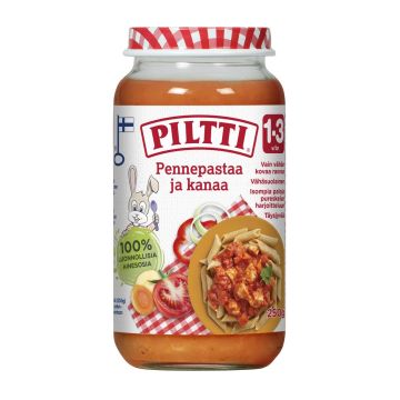 PILTTI PENNEPASTAA JA KANAA 15KK 250 G