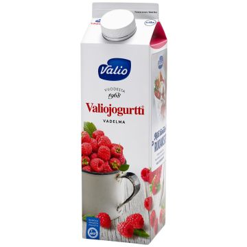 VALIO JOGURTTI VADELMA LAKTON 1KG