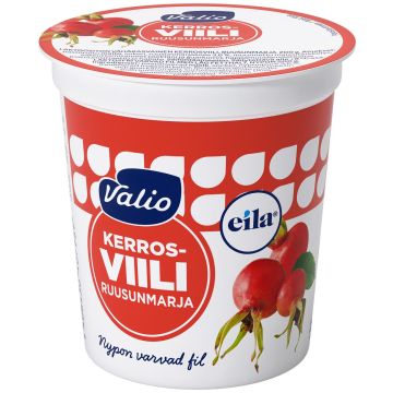 VALIO KERROSVIILI 1% RUUSUNMARJA LAKTON 200 G