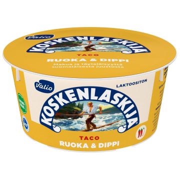 VALIO KOSKENLASKIJA RUOKA & DIPPI TACO LAKTON 125 G