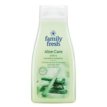 FAMILY FRESH ALOE CARE SUIHKUSAIPPUA&SHAMPOO 500 ML