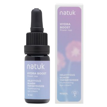 NATUK HYDRA BOOST HELEYTTÄVÄ SILMÄNYMPÄRYSVOIDE 10 ML