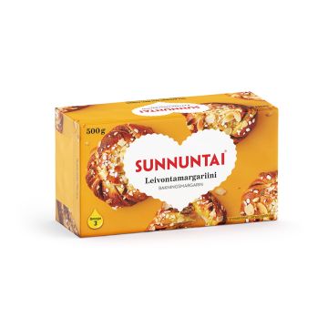 SUNNUNTAI LEIVONTAMARGARIINI 80% 500 G