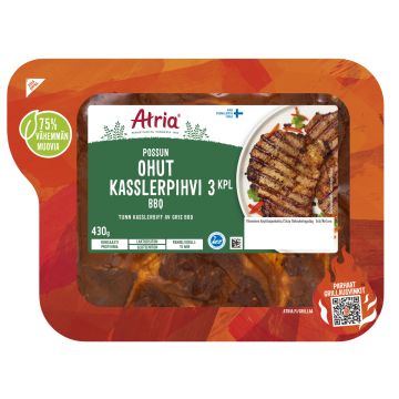 ATRIA POSSUN OHUT KASSLERPIHVI BBQ 430 G