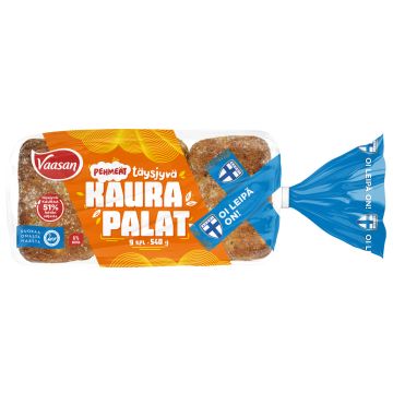 VAASAN PEHMEÄT KAURAPALAT 9KPL 540 G