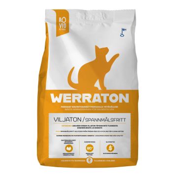 WERRATON KISSAN TÄYSRAVINTO VILJATON 2 KG