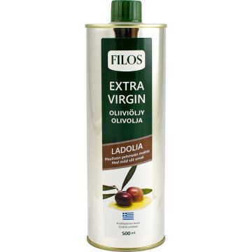 FILOS ESTRA-NEITSYTOLIIVIÖLJY LADOLIA PELTI 500 ML