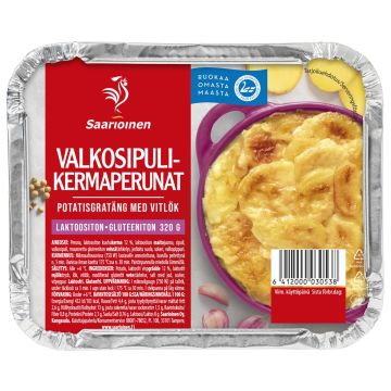 SAARIOINEN VALKOSIPULIKERMAPERUNAT 320 G