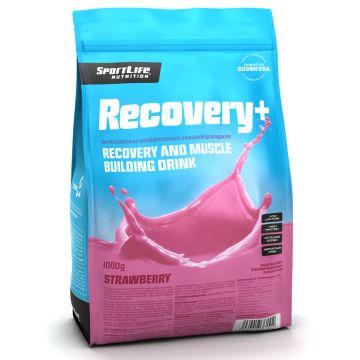 SPORTLIFE NUTRITION RECOVERY+ PALAUTUSJUOMA MANSIKKA 1KG