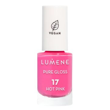 LUMENE PURE GLOSS KYNSILAKKA 17 KUUMA PINKKI