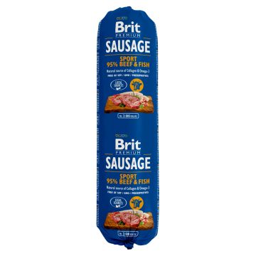 BRIT PREMIUM SAUSAGE SPORT BEEF & FISH 800 G