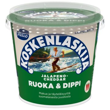 VALIO KOSKENLASKIJA RUOKA & DIPPI JALOPENO-CHEDDAR LAKTON 250 G