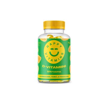 SPORTLIFE HAPPY VITAMINS D-VITAMIINI,SITRUUNA 25MG 60 KPL