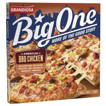 GRANDIOSA BIG ONE PAN PIZZA BBQ CHICKEN 565 G