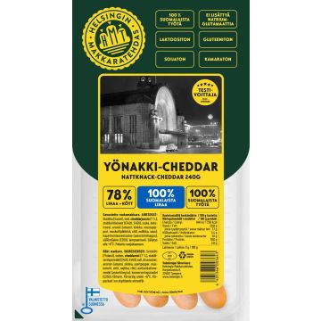 HELSINGIN MAKKARATEHDAS YÖNAKKI CHEDDAR 240 G