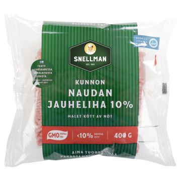 SNELLMAN KUNNON NAUDAN JAUHELIHA 10% 400 G