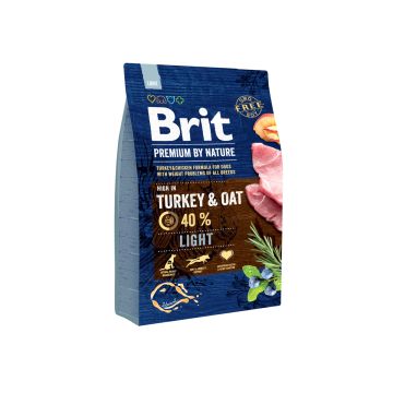 BRIT PREMIUM BY NATURE LIGHT TURKEY & OAT 3 KG