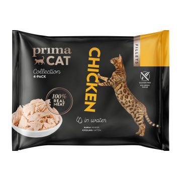 PRIMACAT FILLETS 4*50G KANAA VEDESSÄ 200 G