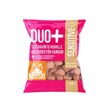 MUSH DUO+ SENSITIVE KANA-KALKKUNA 1KG