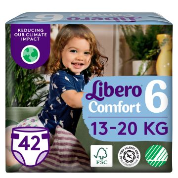 LIBERO COMFORT TEIPPIVAIPPA KOKO 6 13-20KG 42 KPL