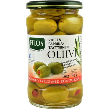 FILOS VIHREÄ OLIIVI PAPRIKATÄYTE 165 G