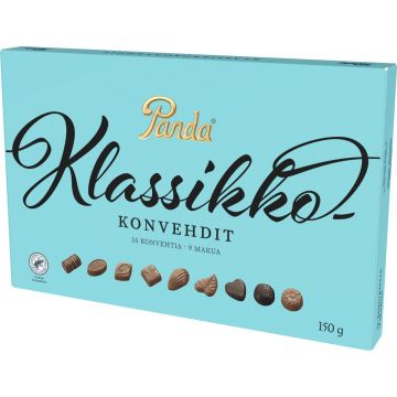 PANDA KLASSIKKO SUKLAAKONVEHTI 150 G