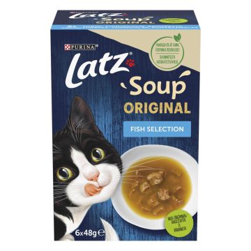 PURINA LATZ SOUP FISH SELECTION 6*48G 288 G