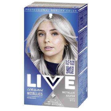 SCHWARZKOPF LIVE HIUSVÄRI U71 METALLIC SILVER