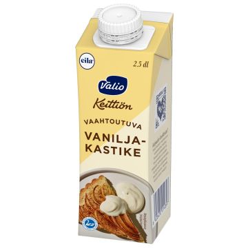 VALIO VAAHTOUTUVA VANILJAKASTIKE 9% UHT LAKTON 250 ML