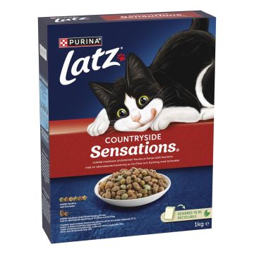 PURINA LATZ COUNTRYSIDE SENSATIONS KISSAN TÄYSRAVINTO 1KG