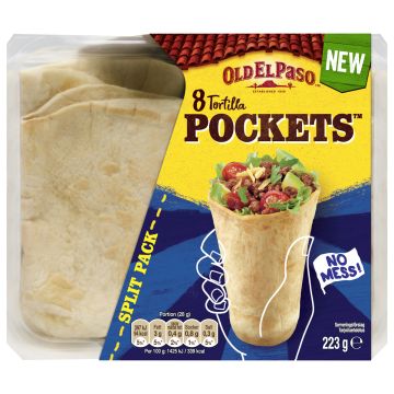 OLD EL PASO TORTILLA POCKETS 223 G