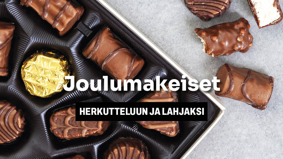 Joulumakeiset herkutteluun ja lahjaksi!