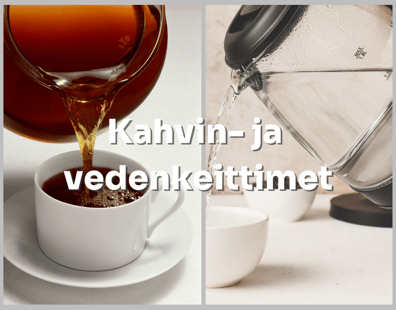 Kahvin- ja vedenkeittimet