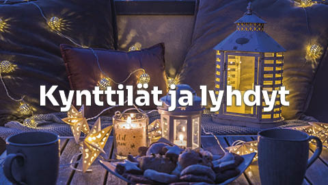 Kynttilät ja lyhdyt